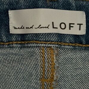 LOFT Light Blue Denim Shorts